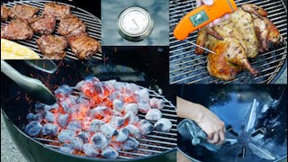 How to Use a Weber Kettle Grill Complete Guide [upl. by Leonerd116]