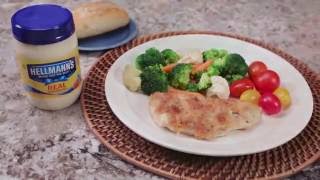 Parmesan Crusted Chicken Recipe  Hellmanns® [upl. by Ravaj]