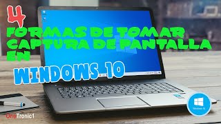 4 formas de tomar captura de pantalla en windows 10 PC  Laptop [upl. by Ydieh]