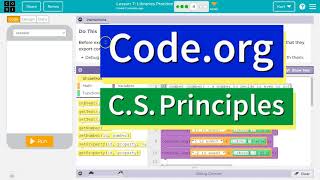 Codeorg Lesson 73 Libraries Practice  Tutorial with Answers  Unit 7 CS Principles [upl. by Annelise]