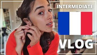 GET READY WITH ME IN FRENCH English subtitles  A day in Paris  Intermediate French Vlog [upl. by Esorylime637]