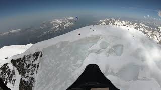 Paragliding accident Mont Blanc [upl. by Ddarb]