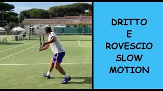 TennisDritto e Rovescio Slow motion [upl. by Aeet]