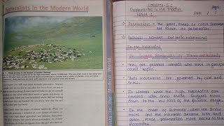 Class 9 History Notes Chapter 5  Pastoralists in the Modern WorldNotes in discription [upl. by Iridis154]