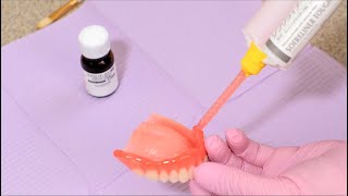 Full Chairside Denture Reline Procedure using SOFRELINER TOUGH® [upl. by Noinatrad860]