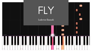 Ludovico Einaudi  Fly The Intouchables  Piano Tutorial [upl. by Akelahs]