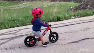 STRIDER BALANCE BIKE TODDLER PROGRESS 2 Years Old [upl. by Thelma436]