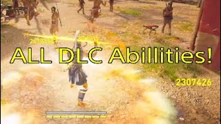 Assassins Creed Odyssey  ALL DLC Abillities  Showcase [upl. by Roer492]