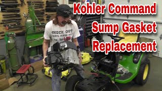 How To Replace The Sump Gasket On A Kohler Command Engine [upl. by Kipp]