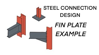 Steel Connection Design  Part 1  Introduction and Fin Plates [upl. by Everest]