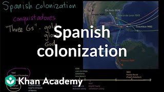 Spanish colonization  Period 1 14911607  AP US History  Khan Academy [upl. by Solotsopa194]