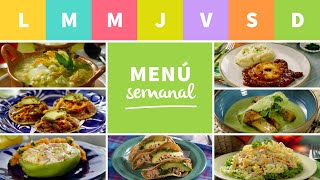 Menú Semanal  Comida en 30 minutos [upl. by Rebeca]