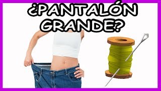 PINZAS para PANTALÓN a MANO en 3 minutos 😱  LATIN DIY [upl. by Nevs]