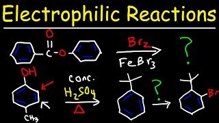 Electrophilic Aromatic Substitution Reactions Made Easy [upl. by Mikkel]