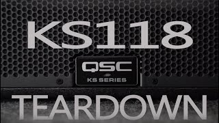 QSC KS118 Subwoofer Bass Test  Freeair  Teardown [upl. by Shara]