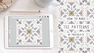 How to make Seamless Tile Patterns in Procreate [upl. by Eelitan105]