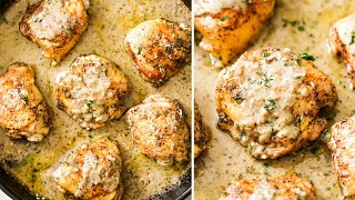 Chicken Baked in Garlic Parmesan Cream Sauce [upl. by Maitund]