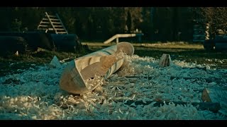 The Birth Of A Dugout Canoe by Northmen [upl. by Adilem870]