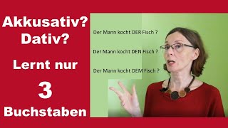 den Lehrer  dem Lehrer  Akkusativ und Dativ A2 [upl. by Ardel604]