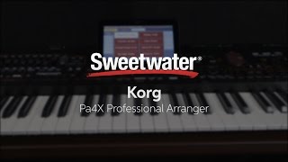 Korg Pa4X Professional Arranger Keyboard Demo [upl. by Zephaniah]