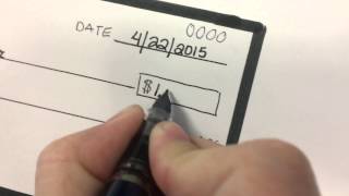 How to write a check [upl. by Dorotea]