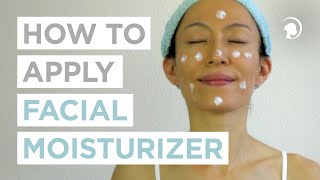 How To Apply Facial Moisturizer CORRECTLY 🧖‍♀️ [upl. by Assadah]