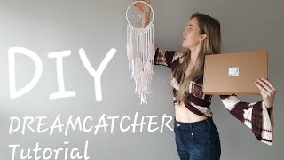 Rebecca  Dreamcatcher DIY Tutorial Beginners DIY Macrame Dreamcatcher [upl. by Bik941]