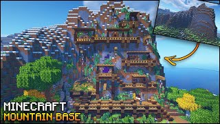 Minecraft Mountain Base with EVERYTHING you NEED to Survive [upl. by Egor]