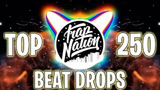 TOP 250 BEST BEAT DROP SONGS OF ALL TIME  1 Hour Version [upl. by Deyes]