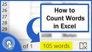 How to Count Words in Excel Quick and Easy [upl. by Deehan]