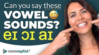 Pronunciation Practice 👄 Difficult Vowel Sounds DIPHTHONGS [upl. by Alhak418]