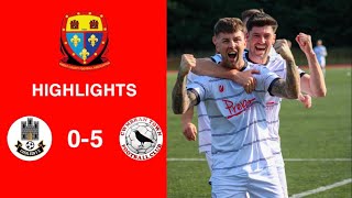 Caerleon 05 Cwmbrân Town  Gwent FA Senior cup  Quarter final highlights [upl. by Maurice375]