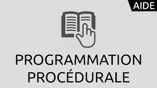 Programmation procédurale [upl. by Hsot]