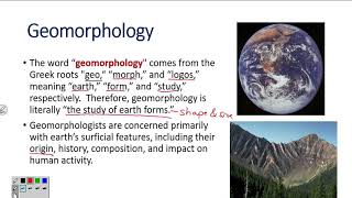 Introduction to Geomorphology [upl. by Namwen933]