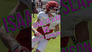 Isaac TeSlaa Vs Jayden Johnson Fall Camp Day 6 [upl. by Ellezaj]