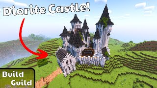 Diorite Castle in MInecraft [upl. by Farris]