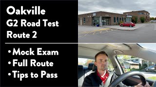 Oakville G2 Road Test Route 2 out of 2  Full Route amp Tips on How to Pass Your Driving Test [upl. by Shelly]