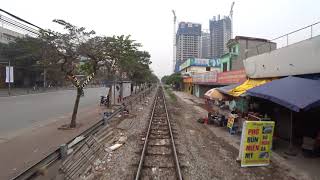 Train Driver record SE5 Hanoi  Ninh Binh 2017 [upl. by Halima]