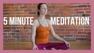 5 min Mantra Meditation for Beginners  Easy Guided Meditation [upl. by Camm965]