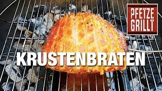 Krustenbraten vom Kugelgrill [upl. by Melborn]