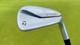 NEW TAYLORMADE P770 IRONS REVIEW [upl. by Skier]