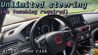 How to make Honda sensing fully autonomous NO steering touch required [upl. by Leugar]