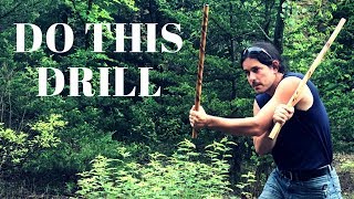 Amazing Escrima Double Stick Fighting Drill from Filipino Martial Arts [upl. by Engel]