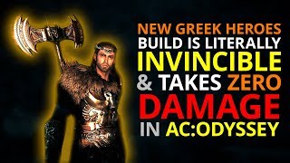 New Greek Heroes Set Takes ZERO Damage In AC Odyssey [upl. by Sardella]