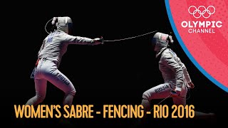 Fencing Womens Sabre Individual  Rio 2016 Replays [upl. by Titus]