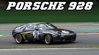 Porsche 928 50l V8 Muscle car sounds [upl. by Bolling]