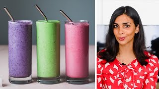 HOW TO BUILD THE PERFECT SMOOTHIE  satisfying smoothie recipes [upl. by Tompkins]