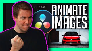 HOW TO ANIMATE AN IMAGE IN RESOLVE 17  DaVinci Resolve Basics Tutorial [upl. by Yasmeen]
