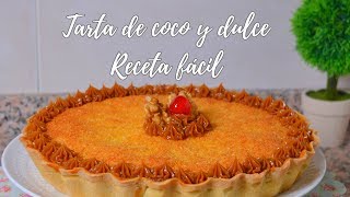 Tarta de coco RECETA FACIL [upl. by Nnylhtak]