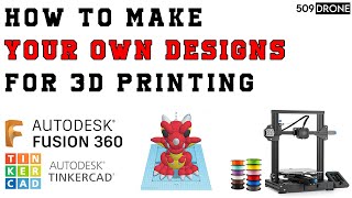 How to make your own 3D print designs  Beginner Friendly [upl. by Teplica]